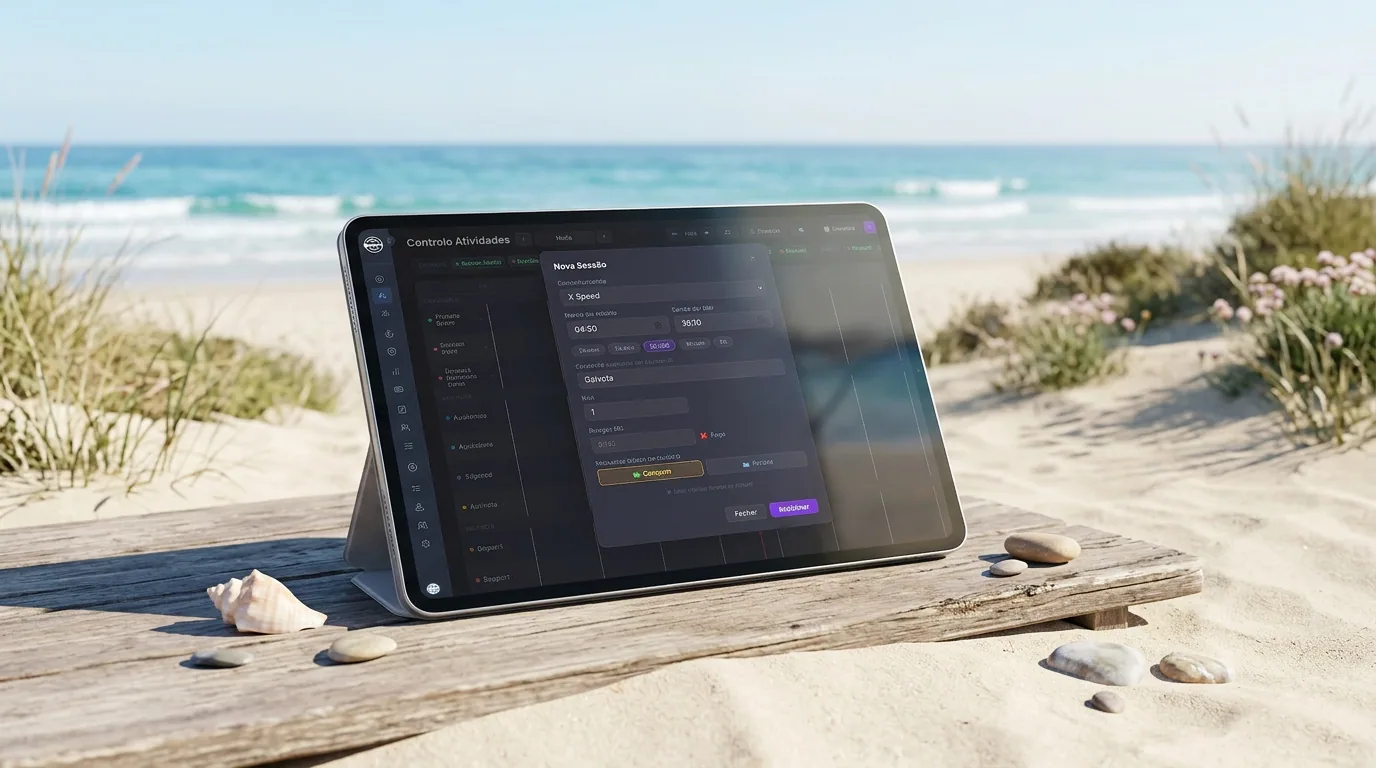 DNA CRM: Controlo de Atividades em tablet